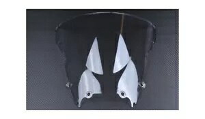 NAtgKX + u[J[{ / tgKX }n YZF R6 YZF-R6 1999-2000 Clear Windscreen + Blue Carbon / Windshield YAMAHA YZF R6 YZF-R6 1999-2000
