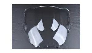 �N���A�t�����g�K���X + �O���[�J�[�{�� / �t�����g�K���X�z���_ CBR 600 F PC31 1997-1998 Clear Windscreen + Grey Carbon / Windshield HONDA CBR 600 F PC31 1997-1998 �y���s�A���i�z