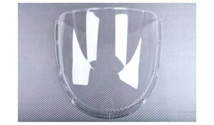 NAtgKX + zCgJ[{tgKX DUCATI 748 1998-2002 _uȗ Clear Windscreen + White Carbon Windshield DUCATI 748 1998-2002 Double Curvature