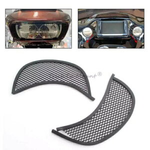 I[goCtFAObVOTChxgXN[n[[c[O[hOChɓK Motorcycle Fairing Mesh Grill Side Vent Screen fit for Harley Touring Road Glide