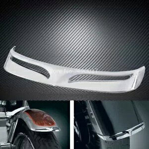 N[Ag[OtF_[[GbWg n[[t@bg{[C FLSTF 2007-17p Chrome Rear Trailing Fender Tip Edge Trim Fit For Harley Fat Boy FLSTF 2007-17