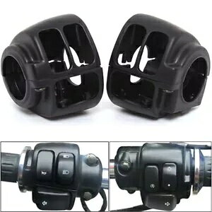 ubNnhRg[XCb`nEWOJo[n[[X|[cX^[_Ci\teCɓK Black Hand Control Switch Housing Covers Fit For Harley Sportster Dyna Softail