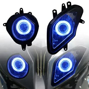BMW S1000RR 09-14 wbhCgAZuGWFACtgvWFN^[wbhvɓK Fit For BMW S1000RR 09-14 Headlight Assembly Angel Eye Front Projector Headlamp