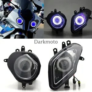 wbhCgAZuGWFACYwbhvvWFN^[Cg BMW S1000RR 09-14p Headlight Assembly Angel Eyes Headlamp Projector Light Fit For BMW S1000RR 09-14
