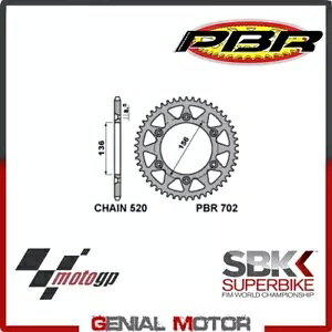702 53 L A XvPbg PBR TCY 520 - 53  HUSQVARNA TC 2011 - 2012 702 53 L Rear Sprocket PBR Size 520 - 53 Teeth for HUSQVARNA TC 2011 - 2012