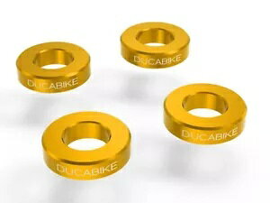 �t�����g �z�C�[�� �L�����p�[ �X�y�[�T�[ �S�[���h Ducabike Fur Ducati 848 2007 - 2013 1B1- Front wheel caliper spacers gold Ducabike Fur Ducati 848 2007 - 2013 1B1- �y���s�A���i�z