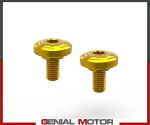 ���W�G�^�[�t���[���p�S�[���f���X�N�����[�Z�b�g DUCABIKE Ducati DesertX 2022- Golden screw set for radiator frame DUCABIKE Ducati DesertX 2022- �y���s�A���i�z