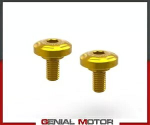 �S�[���h ���W�G�[�^�[ �t���[�� �l�W �L�b�g DUCABIKE Ducati DesertX 2022 Gold Radiator Frame Screws Kit DUCABIKE Ducati DesertX 2022 �y���s�A���i�z
