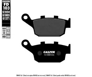 Galfer ���A �u���[�L �p�b�h ZONTES T310 2020 FD103 Galfer Rear Brake Pads ZONTES T310 2020 FD103 �y���s�A���i�z