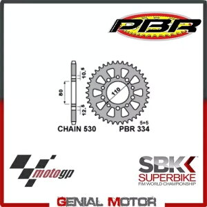 334 48 C45 ���A�X�v���P�b�g PBR �T�C�Y 530 - 48 �� TRIUMPH TIGER 1991 - 2000 334 48 C45 Rear Sprocket PBR Size 530 - 48 Teeth for TRIUMPH TIGER 1991 - 2000