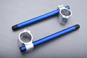 A~jE u[ NbvI yA Wnho[ 51 mm DUCATI SBK 916 Alu- Blue Pair of Clip Ons Standard Handlebars 51 mm DUCATI SBK 916