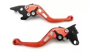 �I�����W �V���[�g CNC �u���[�L�ƃN���b�` AVDB ���o�[ �y�A MV AGUSTA Rivale S3 2017-2021 Orange Short CNC Brake and Clutch AVDB levers Pair MV AGUSTA Rivale S3 2017-2021 �y���s�A���i�z
