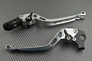 Oo[ yAu[Lo[ Nb`o[ Vo[ CNC BMW R1200 RT/SE 06 15- Long levers pair brake levers clutch lever silver CNC BMW R1200 RT / SE 06 15-