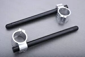 �A���~�j�E�� �u���b�N �y�A �N���b�v�I�� �W���n���h���o�[ 41 mm �z���_ NSR250 Alu- Black Pair of Clip Ons Standard Handlebars 41 mm HONDA NSR250 �y���s�A���i�z