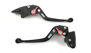 ubN bh O CNC u[LƃNb` AVDB o[ yA VOXAN CAFE RACER 2000-2010 Black Red Long CNC Brake and Clutch AVDB levers Pair VOXAN CAFE RACER 2000-2010
