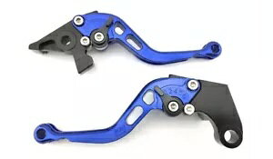 �u���[�V���[�g CNC �u���[�L�ƃN���b�` AVDB ���o�[�̃y�A CAGIVA RIVER 600 1995-1999 Pair of Blue Short CNC Brake and Clutch AVDB levers CAGIVA RIVER 600 1995-1999 �y���s�A���i�z
