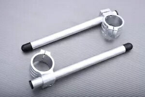 �A���~ �y�A �N���b�v�I�� �W���n���h���o�[ 43 mm �X�Y�L RF600 1994-1996 Alu Pair of Clip Ons Standard Handlebars 43 mm SUZUKI RF600 1994-1996 �y���s�A���i�z