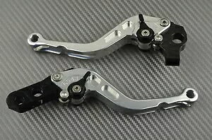 V[go[ u[Lo[ Nb`o[ Vo[ CNC }n FZ8 FZ8R FZ8N N 2011 2015- Short lever brake lever clutch lever silver CNC YAMAHA FZ8 FZ8R FZ8N N 2011 2015-