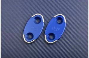 Bleu-Alu �~���[ �u���b�N�I�t�v���[�g 40 mm ���}�n YZF R125 R-125 RE06 2008-2013 Bleu-Alu Mirrors Block Off Plates 40 mm YAMAHA YZF R125 R-125 RE06 2008-2013