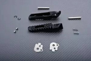 リアフットレスト ペア オリジナルタイプ ブラック ホンダ CBR600 RR PC40 2007-2008- Pair of rear footrests original type black Honda CBR 600 RR PC40 2007-2008-