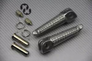 tg tbgXg & yÕVo[ yA KAWASAKI ZX6R ZX636C 2005-2006 X|[c 1 Silver Pair of Front Foot Rests & Pegs KAWASAKI ZX6R ZX636C 2005-2006 Sport 1