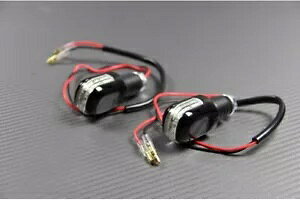 A~ LED ECJ[ jo[T o[Gh f̃yA Pair of Aluminium Led Turn Signal Universal Bar-End Model