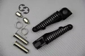 tgtbgXgƃyÕubNyA KAWASAKI ZX12R ZXT20A 2002-2006 X|[c 2 Black Pair of Front Foot Rests & Pegs KAWASAKI ZX12R ZXT20A 2002-2006 Sport 2