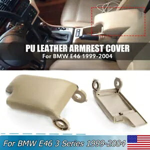 �x�[�X�Z���^�[�A�[�����X�g�J�o�[�R���\�[���W���S�ȃx�[�W�� BMW 3 �V���[�Y E46 1998-06 Base Center Armrest Cover Console Lid Complete Beige For BMW 3Series E46 1998-06 �y���s�A���i�z
