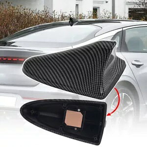 2012 ` 2017 q_C FX^[ J[{ V[N tB [t Aei Jo[ (GPS Ȃ) ɓK܂B Fits 2012~2017 Hyundai Veloster Carbon Shark Fin Roof Antenna Cover without GPS