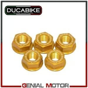 �N���E�� �t�����W �i�b�g �L�b�g �S�[���h 5DSB01B Ducabike Ducati Monster 821 2014 - 2017 Crown Flange Nuts Kit Gold 5DSB01B Ducabike Ducati Monster 821 2014 - 2017 �y���s�A���i�z
