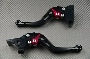 Ducati �����X�^�[ M750 / M750IE 1994-2002 CNC �u���b�N �V���[�g �u���[�L & �N���b�` ���o�[- Ducati Monster M750 / M750IE 1994-2002 CNC Black Short Brake & Clutch Levers- �y���s�A���i�z