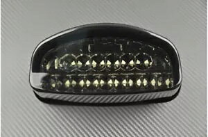 LED ブレーキ ライト + 一体型インジケーター ティント ホンダ ホーネット 250 MC31 1998-1999- LED brake light + integrated indicator tinted Honda Hornet 250 MC31 1998-1999-