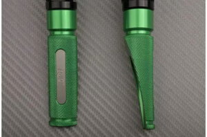 yAtgtbgXg O[`^ 9cm JTL [t@[750 ZR750 1991-1993- Pair front footrests green titanium 9 cm KAWASAKI ZEPHYR 750 ZR750 1991-1993-