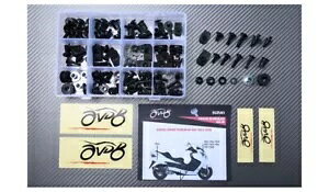 ����̃g�����l�W�Z�b�g �u���b�N SUZUKI BURGMAN 400 2007-2011- Specific Trim Screws Set Black SUZUKI BURGMAN 400 2007-2011- �y���s�A���i�z