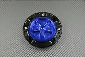 �t���[�G�����b�h �u���[�t�@�X�g �L�[�Ȃ� SUZUKI GS/GSF 500 1989-2010- Fuel lid blue fast without key SUZUKI GS/GSF 500 1989-2010- �y���s�A���i�z