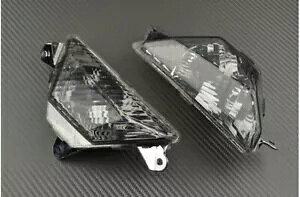 フロントインジケーター LED ブラックティンテッド KAWASAKI ニンジャ 650 NINJA-650 EX650M 2020-2022- Front Indicators LED Black Tinted KAWASAKI NINJA 650 NINJA-650 EX650M 2020-2022-