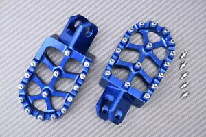tbgXg R&L NX/Gf[ u[ A~jE XYL DRZ400SM DR-Z400SM 2005-2024- Footrests R&L Cross / Enduro Blue Aluminum SUZUKI DRZ400SM DR-Z400SM 2005-2024-