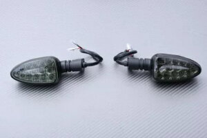 yA tg CWP[^[ LED ubN eBebh tg APRILIA Dorsoduro 900 2017-2020- Pair Front Indicators LED Black Tinted Front APRILIA Dorsoduro 900 2017-2020-
