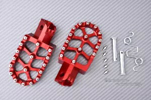 ���b�h�A���~�G���f���[��/�I�t���[�h�t�b�g���X�g�t�b�g�y�O�z���_ CRF 70F 2004-2011 �̃y�A Pair Of Red Alu Enduro / Off-Road Footrests Foot Pegs HONDA CRF 70F 2004-2011 �y���s�A���i�z