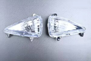 ペア フロント インジケーター LED クリア フロント ホンダ CBF 600S CBF600S CBF-600S PC43 200...- Pair Front Indicators LED Clear Front Honda CBF 600S CBF600S CBF-600S PC43 200...-