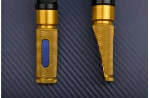 yA tg tbgXg S[h u[ 77mm }n TRX 850 1995-2000- Pair Front Footrests Gold-Blue 77mm Yamaha TRX 850 1995-2000-