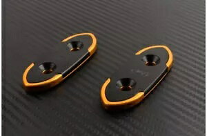 ~[x[ ubNS[h 28mm JTL ER6 F ER-6F 2005-2008 f 2- Mirror Bezels Black-Gold 28mm KAWASAKI ER6 F ER-6F 2005-2008 Model 2-