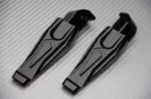 A~jEAtbgXg̃yA ubN }n xmax 400 x-max 2013-2016- Pair of rear footrests made of aluminum black Yamaha xmax 400 x-max 2013-2016-