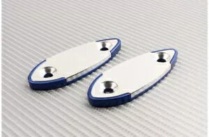 ~[pl A~ u[ 47mm KAWASAKI ZX10R ZX-10R 2021-2023f 3- Mirror panels aluminum blue 47 mm KAWASAKI ZX10R ZX-10R 2021-2023 model 3-