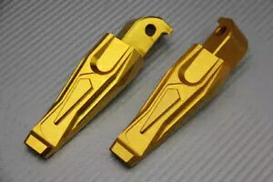 A~jE S[h A tbgXg̃yA }n FZ8 N FZ-8 RN25 2011-2015- Pair of aluminium gold rear footrests Yamaha FZ8 N FZ-8 RN25 2011-2015-