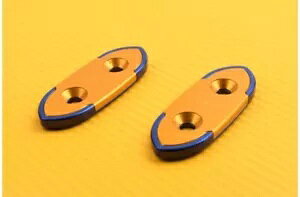 S[h u[ 28mm JTL ER6 F ER-6F 2005-2008 f 2 ~[x[- Gold Blue 28mm KAWASAKI ER6 F ER-6F 2005-2008 Model 2 Mirror Bezels-