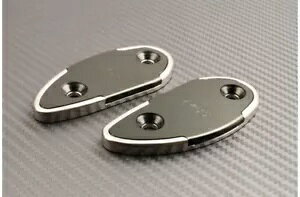 ~[x[ `^ A~jE 45 mm z_ VFR 800 F RC79 2014-2019- Mirror bezels titanium aluminium 45 mm Honda VFR 800 F RC79 2014-2019-