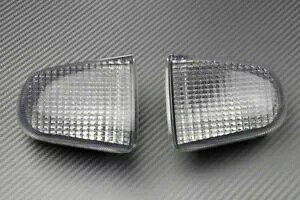 zCgNAAECJ[̃yA KAWASAKI ZZR 1100 / ZX11 ZXT10C 1990-1992 Pair of White Clear Rear Turn Signals KAWASAKI ZZR 1100 / ZX11 ZXT10C 1990-1992