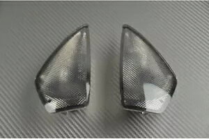 �u���b�N�X���[�N �t�����g �E�C���J�[ �C���W�P�[�^�[ �h�D�J�e�B SBK 749 H5 2003-2004 �̃y�A Pair of Black Smoke Front Turn Signals indicators DUCATI SBK 749 H5 2003-2004 �y���s�A���i�z