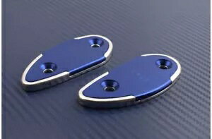 ~[ g pl u[ A~jE 45 mm z_ CBR 1100 XX 1100XX 1997-1998- Mirror trim panels blue aluminium 45 mm Honda CBR 1100 XX 1100XX 1997-1998-